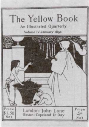 'Таинственный Розовый сад'. Иллюстрация О. Бёрдсли для альманаха 'Желтая книга'. 1895.